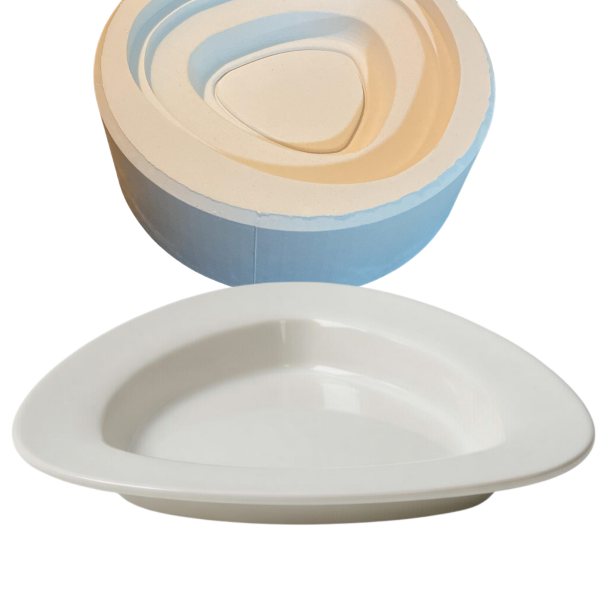 Producto - Molde Plato hondo triangular