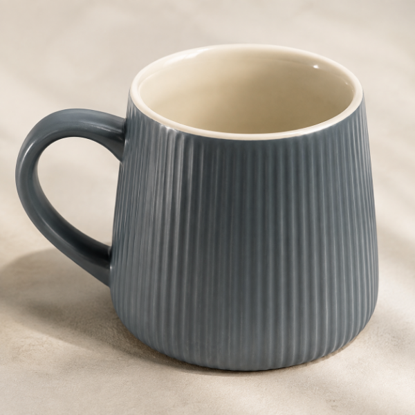 Producto - Taza Honguito de Cerámica Acanalada 300 ml - 3