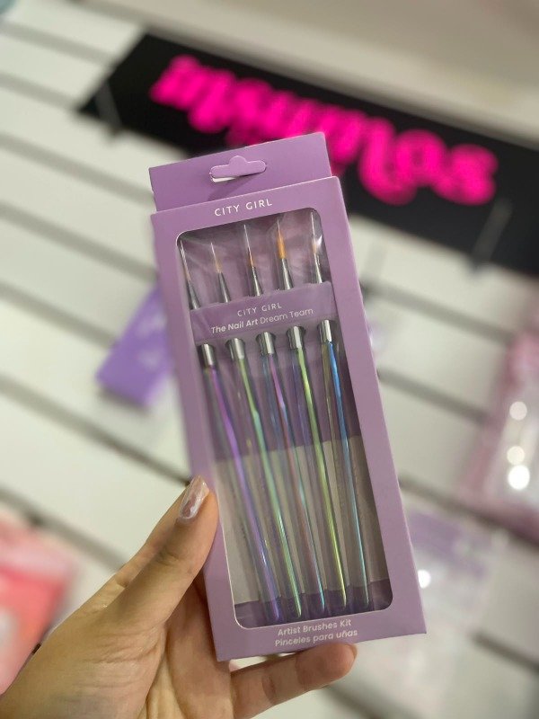 Producto - Set x5 pinceles City Girl