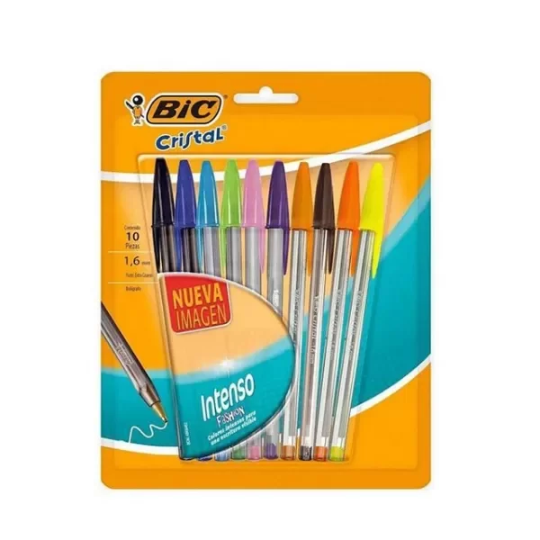 Producto - Lapiceras de color BIC Fashion Intenso x10 colores surtidos