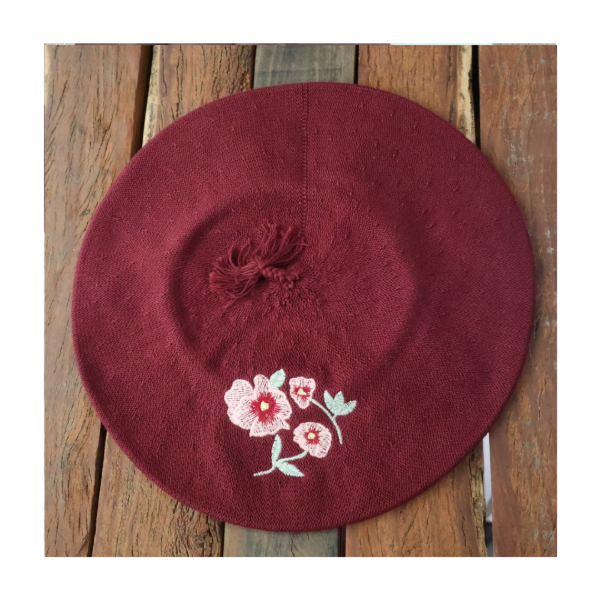 Producto - Boinas Vasca Hilo Bordadas - 3