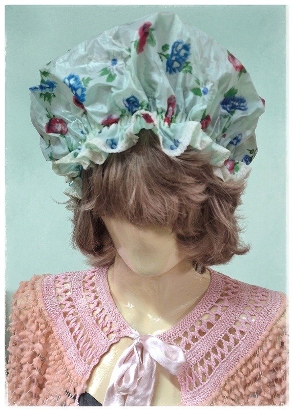 Producto - Gorra de Baño Floreado Vintage