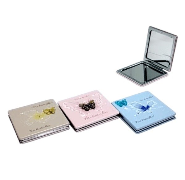 Producto - Espejo De Cartera Butterfly Cuadrado Mely