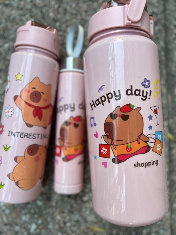 Producto - Set de 3 botellas capibara