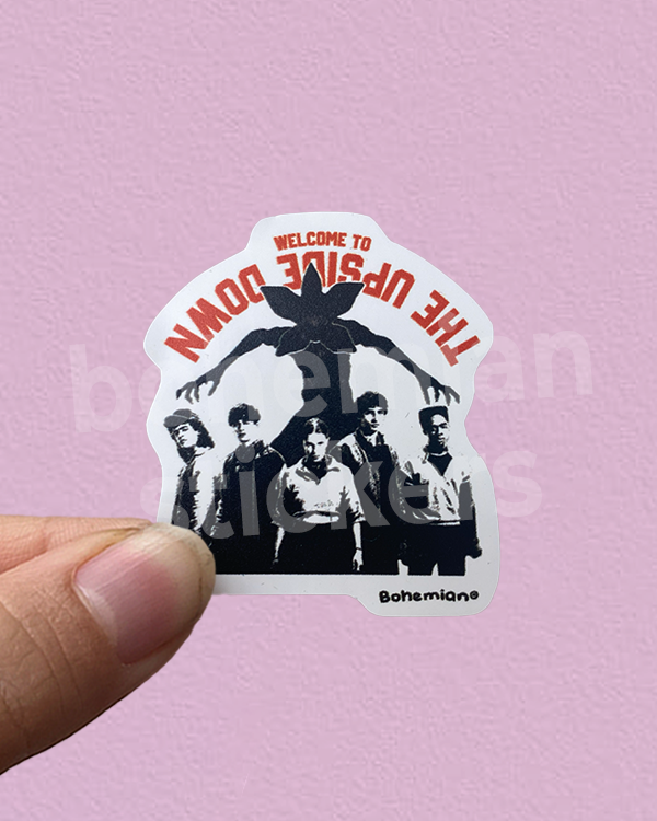 Producto - THE UPSIDE DOWN - Sticker individual de Stranger Things