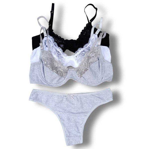 Producto - Conjunto Bralet Algodón - x1