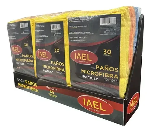 Producto - SET X30 PANO LIMPIEZA MICROFIBRA 30X30CM