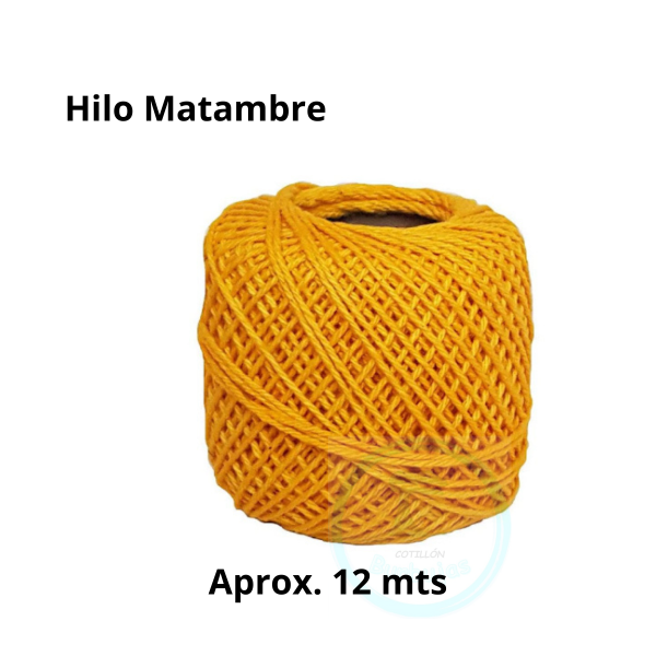 Producto - Hilo para Matambre Amarillo 20 g
