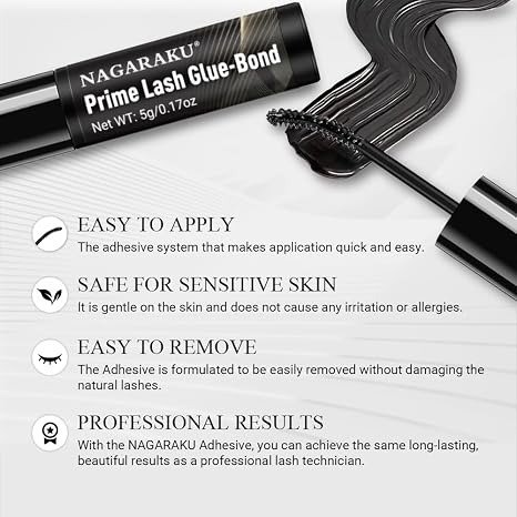 Producto - Pegamento Seal + Sellador Bond Para Pestañas Cluster Larga Duración - Nagaraku - 1