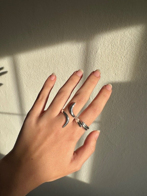 Producto - Anillos Sole Acero blanco - 0