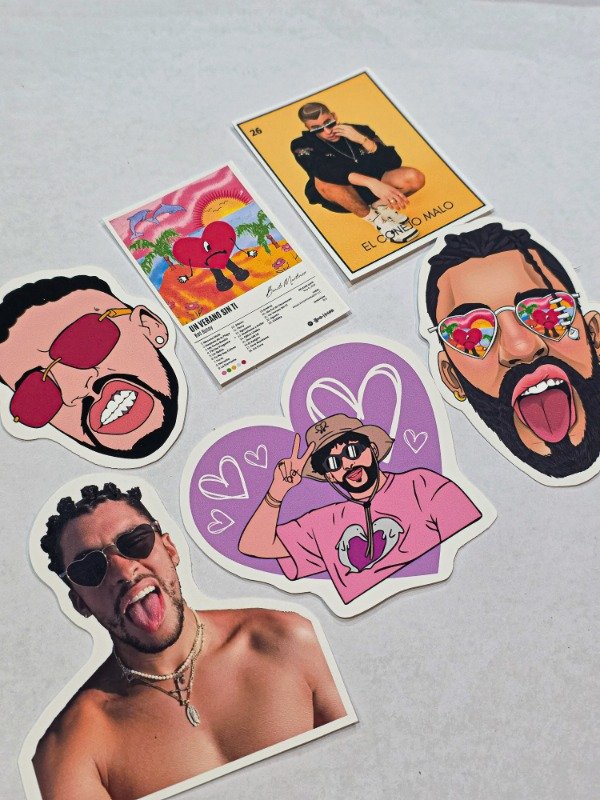 Producto - Sticker Bad bunny surtido