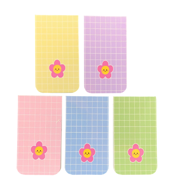 Producto - Señalador Imantado x5 Florcitas Felices