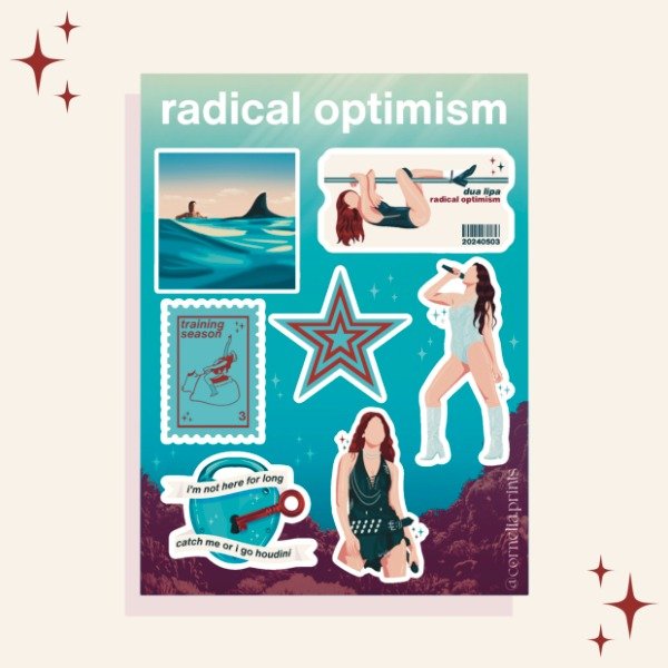Producto - Set Troquelado 'radical optimism' Dua Lipa