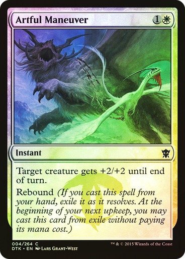 Producto - Artful Maneuver Foil  Dragons of Tarkir
