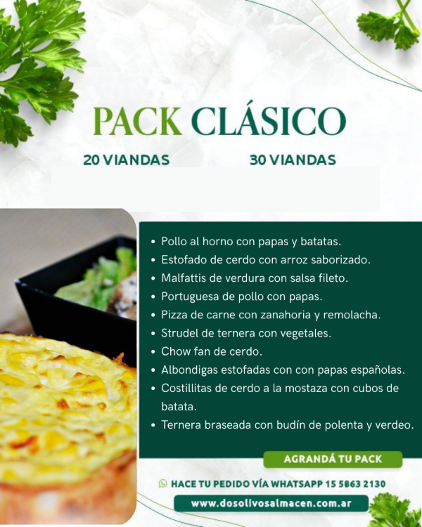 Producto - Pack Clásico x 20
