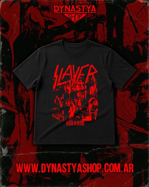 Producto - Remera - Slayer - Reign in Blood - Blood Color - 1