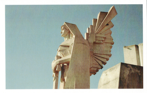 Producto - Postal árcangel San Miguel Cementerio de Azul
