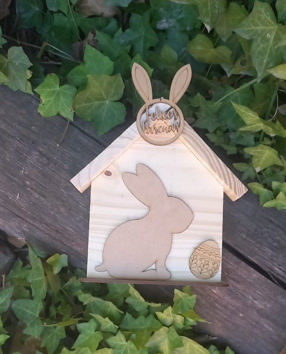 Producto - Casita conejo de Pascua