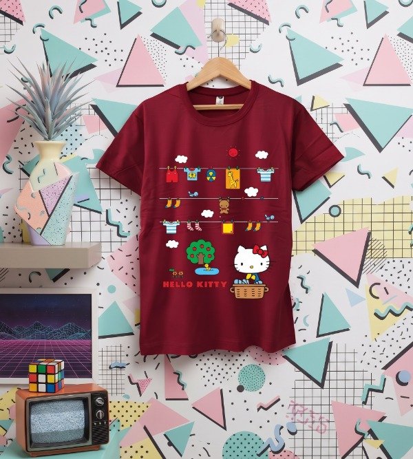 Producto - Remera Algodon Hello Kitty Retro - 0