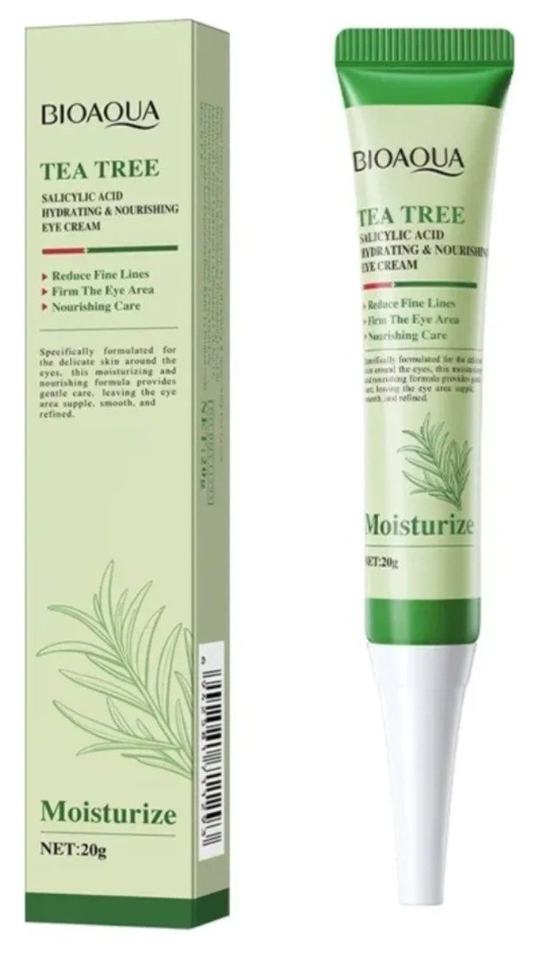Producto - BIOAQUA CONTORNO DE OJOS TEA TREE + ÁCIDO SALICÍLICO 20g