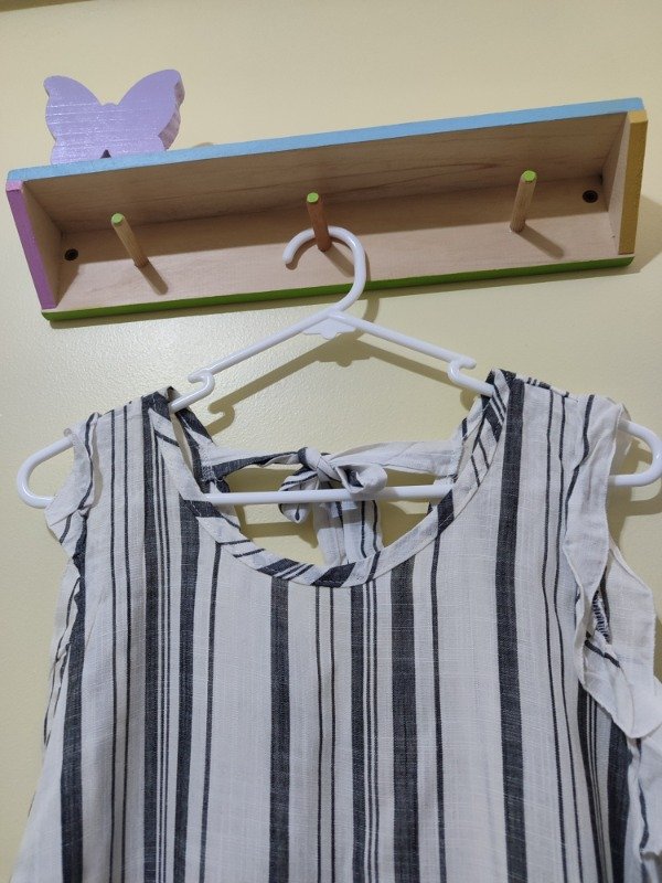 Producto - Blusa Blanca con Rayas Grises - 0