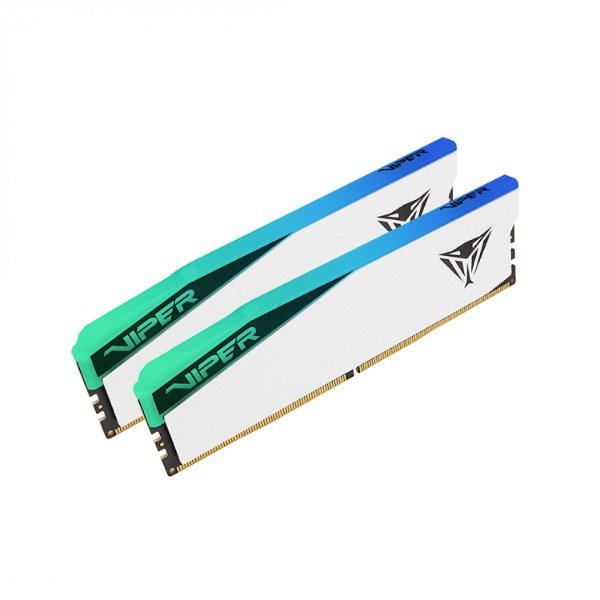 Producto - MEMORIA PATRIOT DDR5 VIPER ELITE 5 32GB 7000 MHZ RGB CL38 WHITE DUAL KIT PE00093