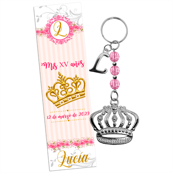 Producto - Llavero de Corona + Inicial