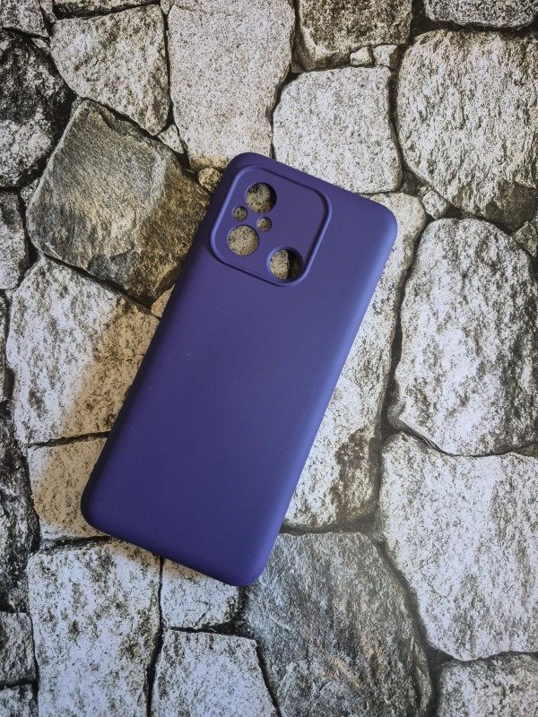 Producto - Funda silicone case Xiaomi Redmi 12c violeta oscuro