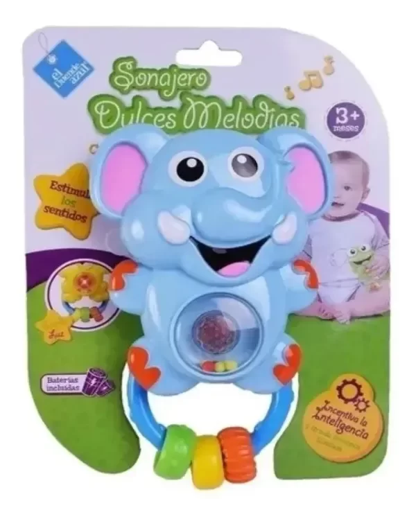 Producto - Sonajero Animalito Dulces Melodías Con Luz Duende Azul