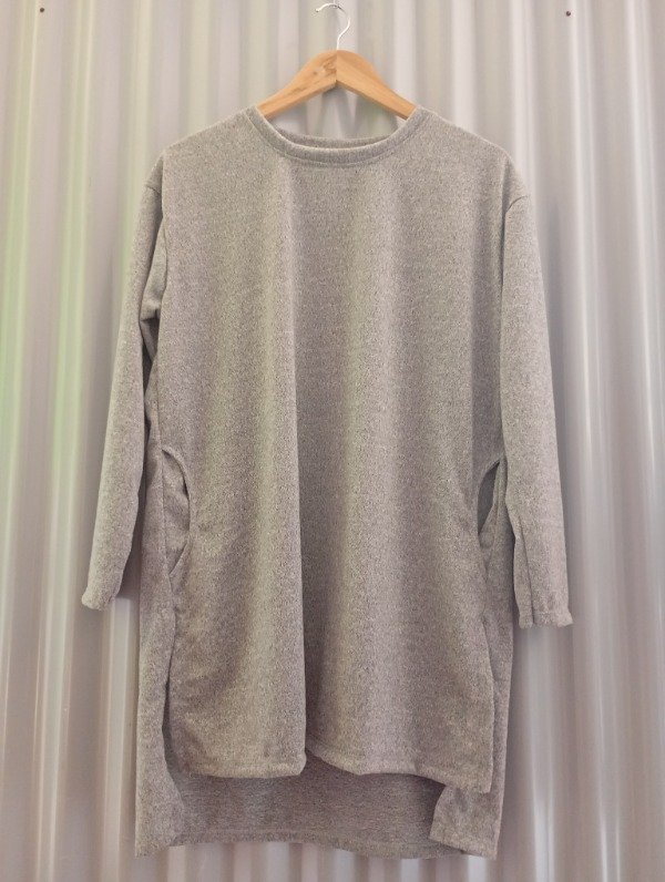 Producto - Túnica lanilla gris