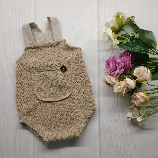 Producto - Romper tiras beige Nb