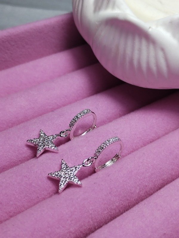 Producto - Argollas cubic estrellas