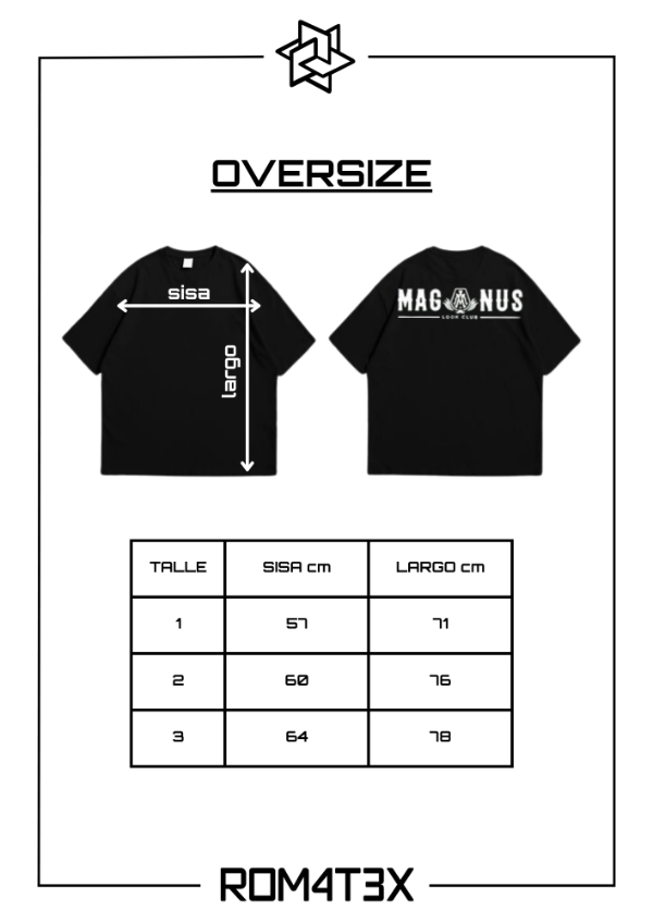 Producto - MAGNUS LOOK CLUB Oversize Personalizadas