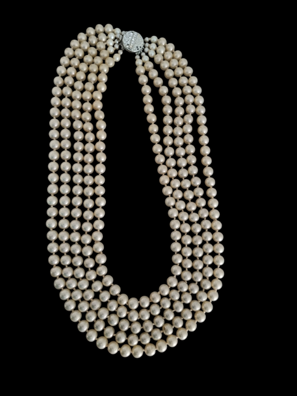Producto - Collar de perlas vintage 5 vueltas
