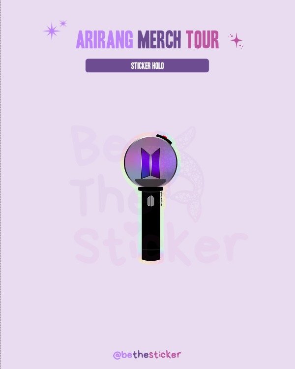 Producto - Sticker Holográfico ARMY Bomb V4
