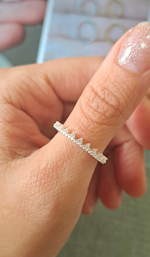Producto - Anillo de Plata Coronita Shine