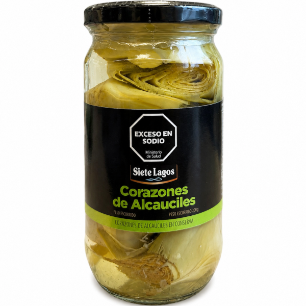 Producto - CORAZONES DE ALCAUCILES EN CONSERVA SIETE LAGOS 310gr