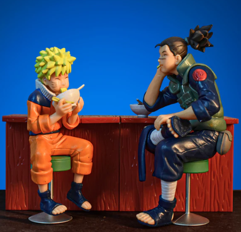 Producto - Figura Diorama Naruto y Iruka comiendo -Naruto(10-12cm)