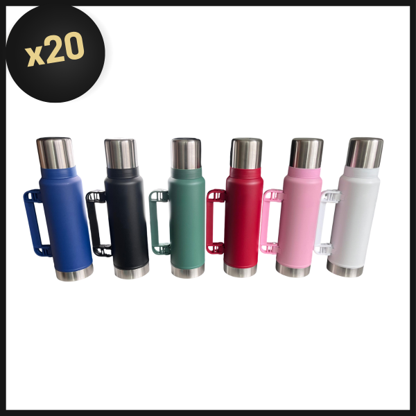 Producto - PROMO BULTO TERMO TAPA DE ACERO 1300ML SIN LOGO