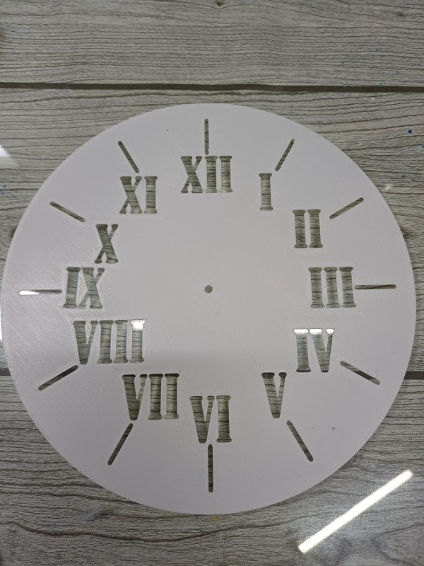 Producto - Stencil reloj Números romanos x 20 cm