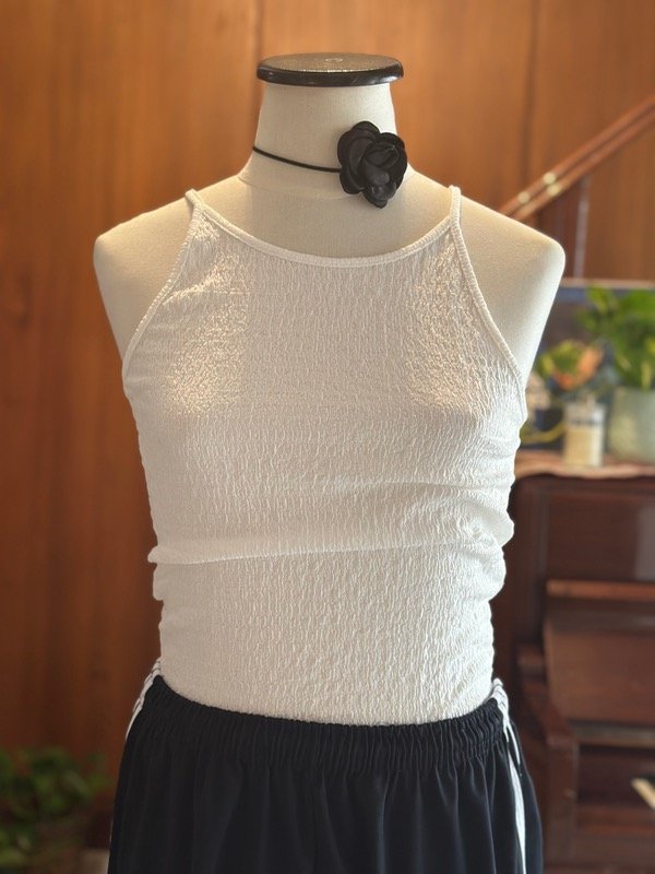 Producto - Muscu texturada blanca