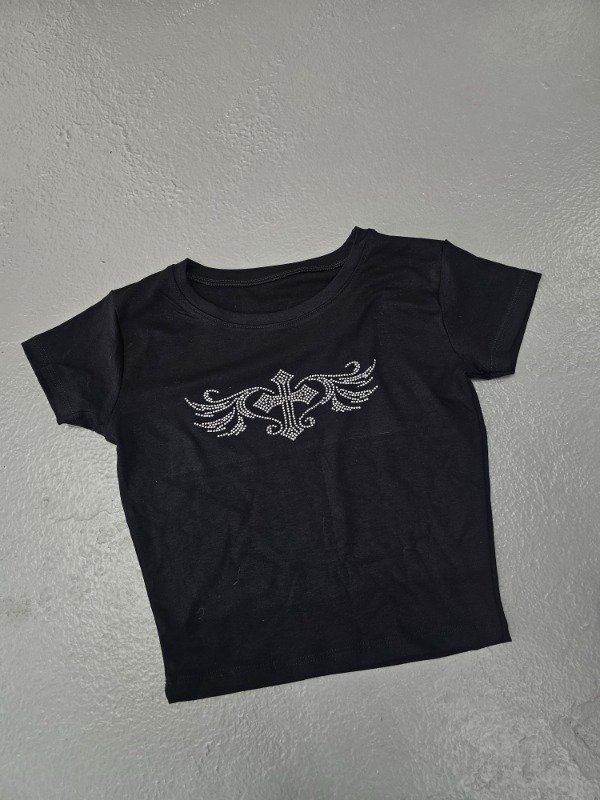 Producto - Top gotic strass y2k