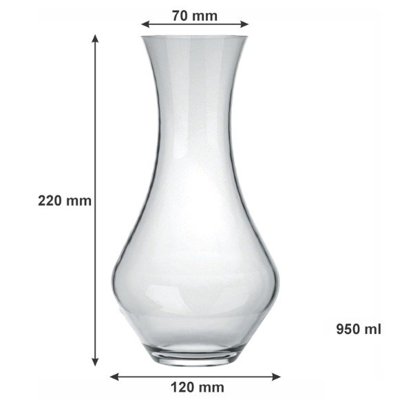 Producto - NADIR DECANTER VINO 0.95LTS(7819)VIDRIO BULTO X12
