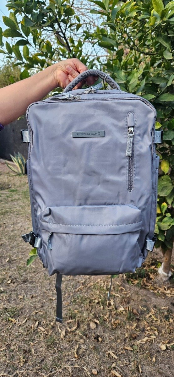 Producto - Mochila de viaje travel tech Gris 16958
