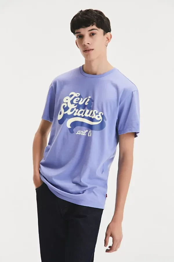 Producto - Remera Levi's lila Graphic Set In Neck Levi Strauss Shadow