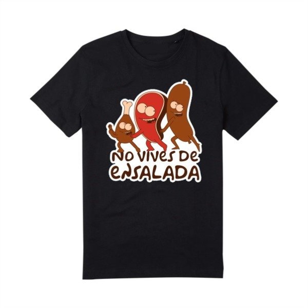 Producto - Remera Simpson Homero dice: No Vives de Ensalada
