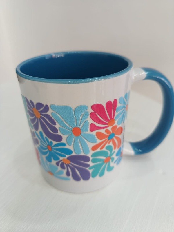 Producto - Taza Azul Mar / Margaritas