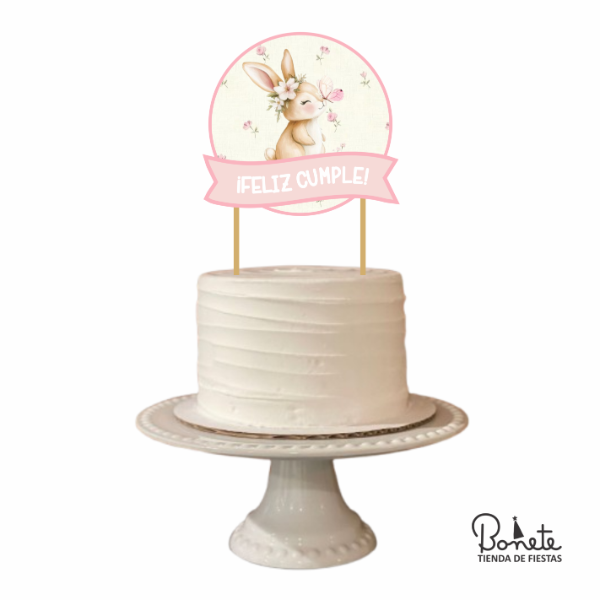 Producto - CAKE TOPPER CONEJITA