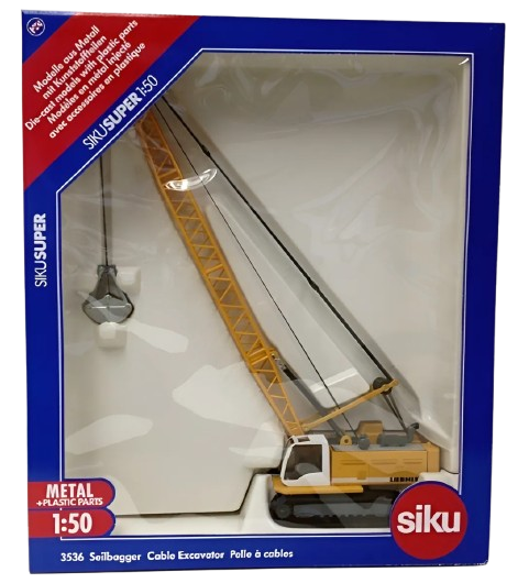 Producto - Siku 3536 Excavadora Por Cable Liebherr 1/50