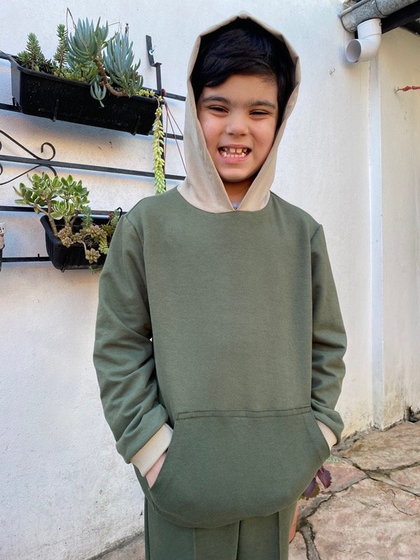 Producto - Buzo oversize rústico verde militar